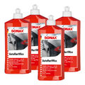 SONAX Hartwachs-Politur 4x 500 ml Carnauba-Wachs Lack-Versieglung Auto-Wachs KFZ