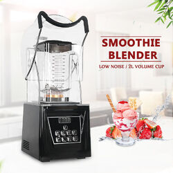 GZZT 2L Commercial Smoothie Maker Heavy Duty Blender Standmixer Ice Crusher 220V