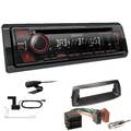 Kenwood Autoradio Spotify DAB Bluetooth Set für Fiat Punto 1999-2007 schwarz