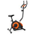 Fahrradtrainer Heimtrainer Ergometer Fitnessbike Pulsmesser Cardio Orange 100Kg