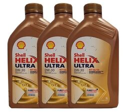 Shell Helix Ultra ECT C2/C3 0W-30 3x1 Liter MB 229.52 VW 50400 VW 50700 Motoröl
