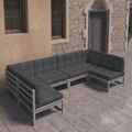 Garten Lounge Set Gartenmöbel Sofa Sitzgruppe 6-tlg. Kiefer Massivholz vidaXL