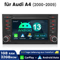 Für Audi A4 S4 RS4 B6 B7 B8 SEAT EXEO Android 13 Autoradio GPS Navi RDS Carplay