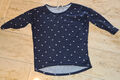 Schickes Shirt / Pullover  f. Damen 3/4 Arm Gr S/M v. Only mit Herzchen blau