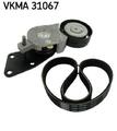 SKF VKMA 31067 Keilrippenriemensatz für VW POLO (9N) Polo Limousine (9N4)