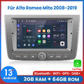 Android13 Autoradio Für Alfa Romeo Mito 2008-2019 Carplay GPS NAVI BT DAB+ 2+64G