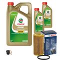 BOSCH Ölfilter 7 L Castrol EDGE FST 5W-30 LL für VW Golf V 2.0 GTI