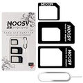 4x NANO MICRO KARTENADAPTER SIM KARTE ADAPTER KARTENLESER Handy  UNIVERSAL Z7
