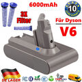 Für Dyson V6 Akku 21.6V 6000mAh SV03 SV07 SV09 DC62 DC61 DC59 DC58 /3x Filter