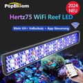 PopBloom Meerwasser LED Lampe für Aquarium Led Reef Marine Beleuchtung 90cm 3ft