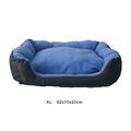 Hundebett BaluXL blau Hundekorb Hundekissen Hundesofa Tierbett Katzenbett