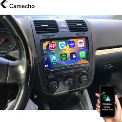 1+32G Autoradio Carplay Android 13 RDS Navi Für VW GOLF 5 6 Passat Touran Tiguan