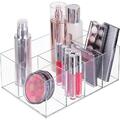 Schminkaufbewahrung Kosmetik Organizer 5 Fächer mDesign Make-up Box transparent