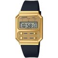 Casio Vintage Sammlung Retro Digitaluhr Gold Farbe A100WEFG-9AEF