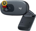 Logitech C270 HD Webcam 720P, 60° Sicht, USB, Rauschunterdrückung, Schwarz.