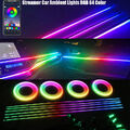 Auto Symphony RGB LED Innenraumbeleuchtung Ambientebeleuchtung mit App Control,