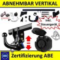 AHK Anhängerkupplung abnehmbar + E-Satz 13 poli für PEUGEOT 308 CC Cabrio 09-15