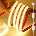 230V Neon COB LED Streifen Stripe Leiste Lichtband Lichterkette Wasserdicht IP67