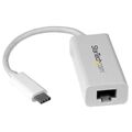 StarTech.com USB-C auf Gigabit-Ethernet-Adapter - Weiß - USB 3.0 auf RJ45 LAN-N