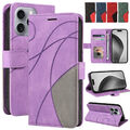 Hülle für iPhone 16 15 14 13 12 11 Pro Max XR XS Leder Flip Tasche Wallet Case