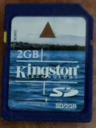 Kingston 2GB SD Karte Speicherkarte memory card