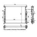 NRF 53936 Kühler Motorkühlung für Mercedes-Benz X164 W164 V251 W251