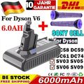 Für Dyson V6 Akku 6000mAh SV03 SV04 SV09 DC58 DC59 DC61 DC62 DC74 Animal Filters