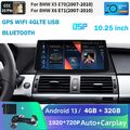 10.25" Android 13 Autoradio GPS Navi BT 8~K 4+32GB CarPlay Für BMW X5 E70 X6 E71