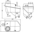Ausgleichsbehälter Kühlmittel BEHR MAHLE CRT 202 000S für KLASSE MERCEDES W211