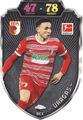 Match Attax Bundesliga 2022/2023 Karte BC01 - Ruben Vargas - Chrome Shield