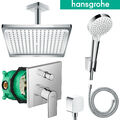 Hansgrohe Unterputz Duscharmatur Vernis Shape Regendusche Kopfbrause Set Ibox