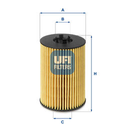 UFI 25.144.00 Ölfilter für VW AUDI SEAT SKODA