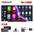 Wireless Carplay Mit Loop-Aufnahme 4K Dashcam 9 Zoll IPS Touchscreen Autokamera