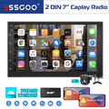 7" Carplay DAB+ Android 13 2+32G Autoradio GPS Navigation Wifi 2 DIN MIK Kamera