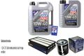 INSPEKTIONSKIT FILTER LIQUI MOLY ÖL 6L 10W-40 für Toyota Carina E Station Wagon