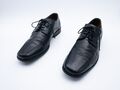 bugatti Herren Businessschuh Halbschuh Schnürschuh schwarz Gr 43 EU Art 25396-98