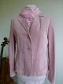 Taifun Wildlederen Damen Blazer Jacke  Rosa, Gr. 38/40