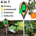 PH Wert Messgerät Tester Bodentester Bodenmessgerät Lichtmesser Feuchtigkeit NEW