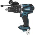 Makita DHP458Z Akku-Schlagbohrschrauber, 100 W, 18 V, Schwarz, Blau, Size