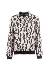s'questo Bluse mit Allover-Muster 5200 - Offwhite