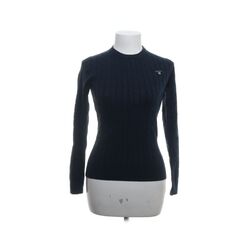 GANT, Strickpullover, Größe: XS, Stretch Cotton, Blau, Polyamid/Baumwolle