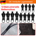 12x Universal Reißverschluss Reparatur Set Zipper Schieber Repair Ersatz Head DE