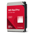 Western Digital WD Red Pro 22TB 3.5 Zoll SATA Interne NAS Festplatte (CMR)