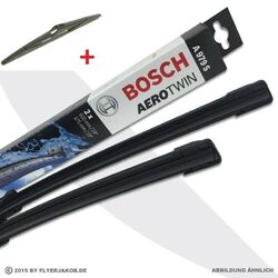 BOSCH SCHEIBENWISCHER VORNE+HINTEN passend für PORSCHE PANAMERA 970 ab Bj.7/13