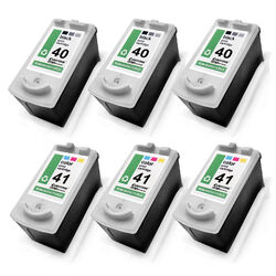 6x PRO Patrone 3+3 ersetzt Canon CL41 PG40 CL-41 PG-40 PG40 CL41 PG-40 CL-41