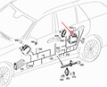 Neu MERCEDES-BENZ E W212 Türsteuergerät hinten rechts A2129008427 Original