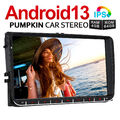 Pumpkin 4GB 64GB 9" Android 13 Autoradio GPS Navi Carplay DAB for VW Golf Passat