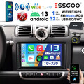Autoradio Für Smart Fortwo 451 Apple Carplay WIFI RDS SWC NAVI BT Android 13 GPS