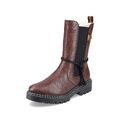 RIEKER Boots Chelsea lang braun  Warmfutter Absatz NEU Trend  Z5580-25