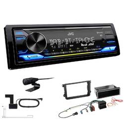 JVC KD-X472DBT Media Autoradio Bluetooth DAB+ Alexa für Volkswagen VW CC ab 2012